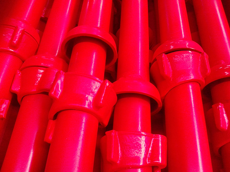Cuplock-telineet / vaakasuuntainen punaiseksi maalattu valmistamaton korkealaatuinen